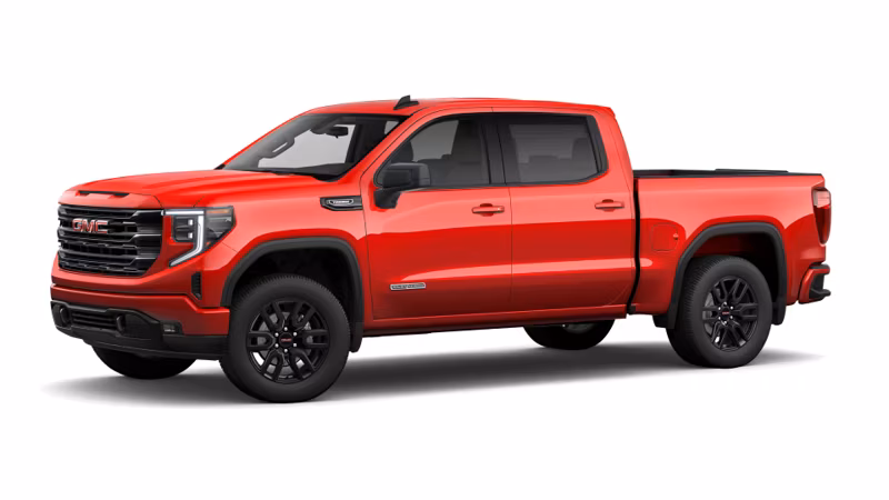 2026 GMC Sierra 1500 Crew Cab Short Bed Elevation (2WD) - Image 2