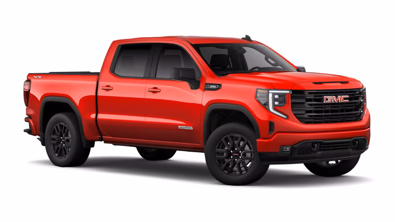 2026 GMC Sierra 1500 Crew Cab Short Bed Elevation (4WD) - Image 4